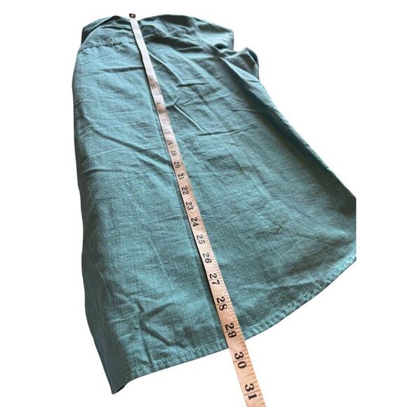 G.H. Bass & Co. Short Sleeve Button-Up Shirt Blue Cotton Blend Mens XLG - Picture 5 of 6